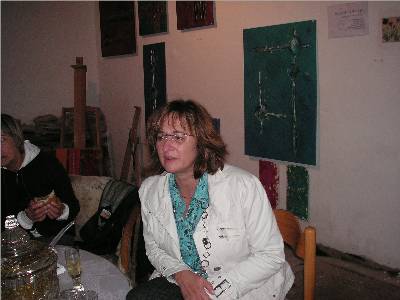 Adriana beim Plausch